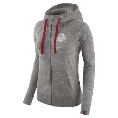 Nike Ohio State Buckeyes Women's NK Vintage Full Zip Hoodie