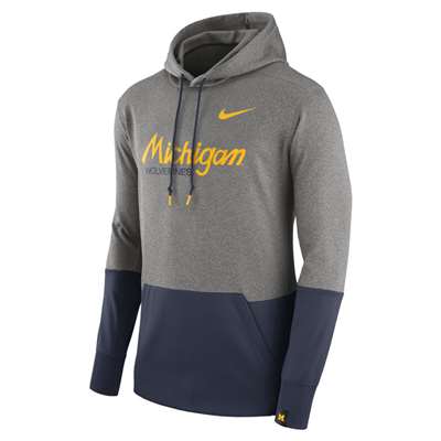 Nike Michigan Wolverines NK Therma Hoodie