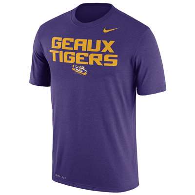 Nike LSU Tigers Dri-FIT Legend Phrase T-Shirt