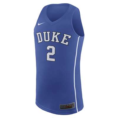 Nike Duke Blue Devils Replica Basketball Jersey - #2 - Royal