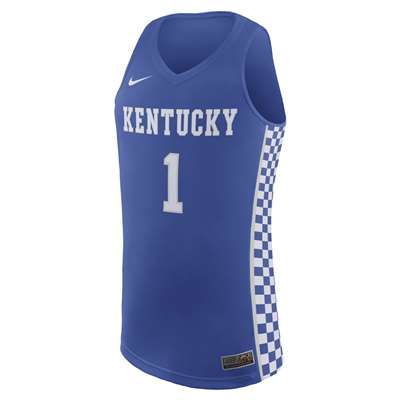 Nike Kentucky Wildcats Replica Basketball Jersey - #1 Royal