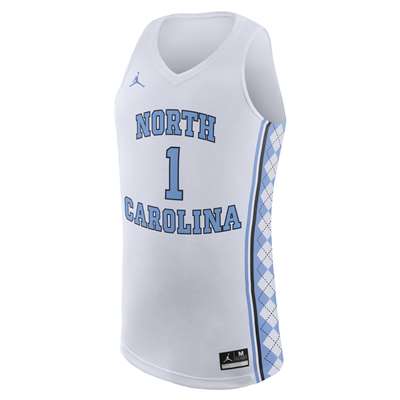 Nike North Carolina Tar Heels Replica Basketball Jersey - #1 - White