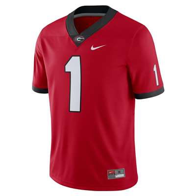 Nike Georgia Bulldogs Game Football Jersey - #1 Red