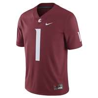 Nike Washington State Cougars Replica Football Jersey - #1 Crimson