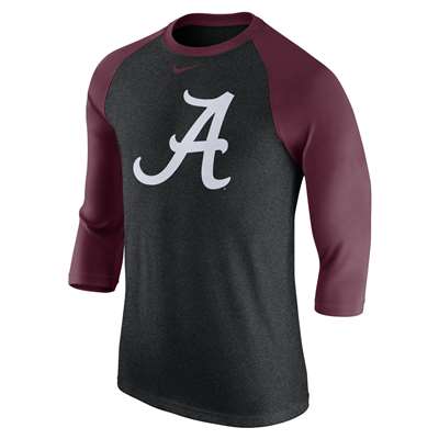 Nike, Shirts & Tops, Nike Alabama Crimson Tide Gray Baseball Jersey