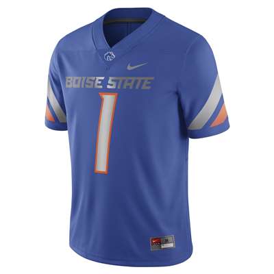 Nike Boise State Broncos Game Football Jersey - #1 Royal