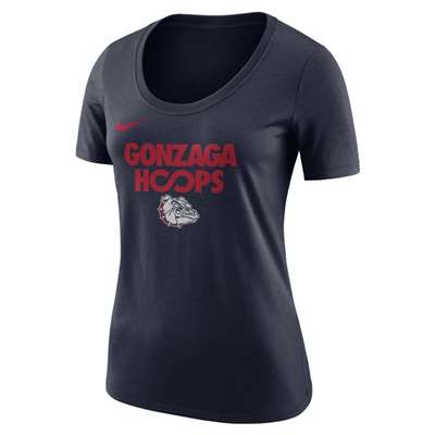 Nike Gonzaga Bulldogs Women's Cotton Basketball T-Shirt