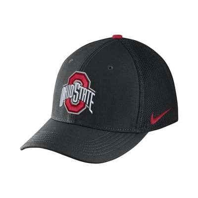 Nike Ohio State Buckeyes Aerobill Swoosh Flex Hat