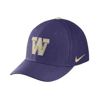 Nike Washington Huskies Aerobill Swoosh Flex Hat