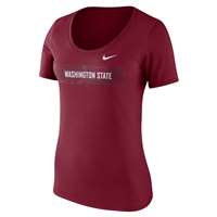 Nike Washington State Cougars Women's Sideline Scoop T-Shirt