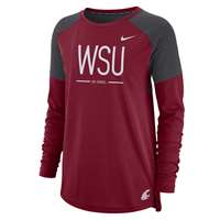 Nike Washington State Cougars Women's Dri-FIT Tailgate Top