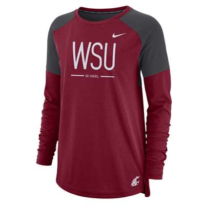 Nike Washington State Cougars Women's Dri-FIT Tailgate Top