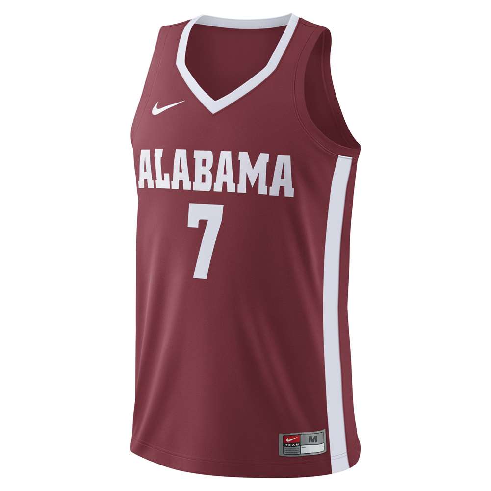 NIKE Alabama Basketball AUTHENTIC TEAM ISSUED Issued Jersey Reversible  Large +4