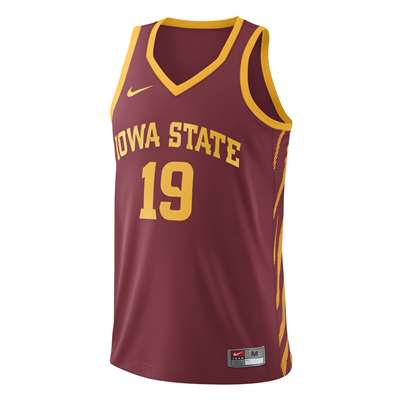 Nike Iowa State Cyclones Replica Basketball Jersey - #19 - Crimson