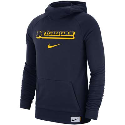 Nike Michigan Wolverines Dri-Fit Retro Performance Hoodie