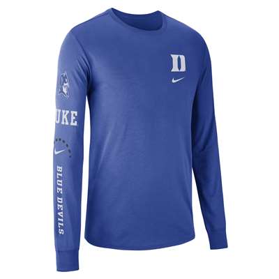 Nike Duke Blue Devils Long Sleeve Elevation T-Shirt