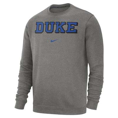 Nike Duke Blue Devils Club Fleece Crew Sweatshirt