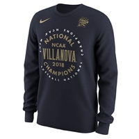 Nike Villanova Wildcats 2018 NCAA Champions Celebration Long Sleeve T-Shirt