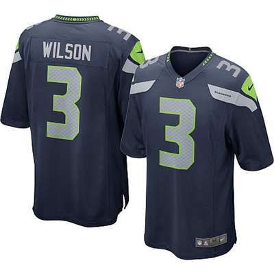 Seattle Seahawks RUSSELL WILSON #3 Nike On Field Football Jersey