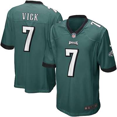 Nike Philadelphia Eagles Michael Vick Game Jersey - Dark Green #7