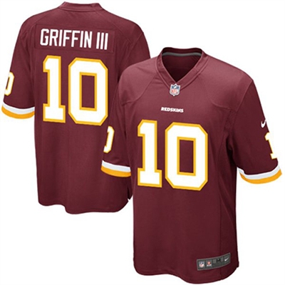 Nike Washington Redskins RG3 Game Jersey - Burgundy #10