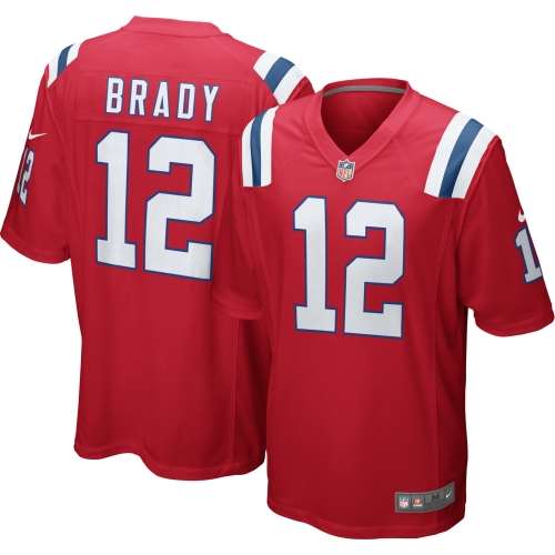 Nike New England Patriots Tom Brady Game Jersey - Navy #12