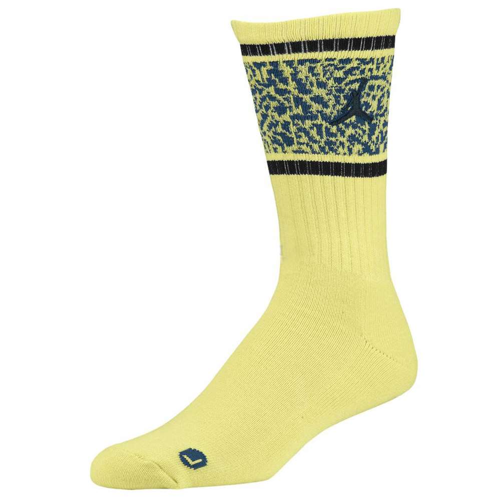black yellow jordan socks