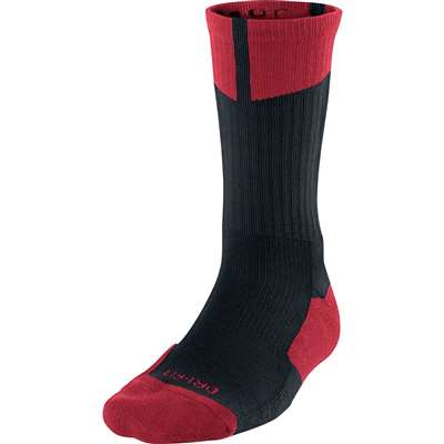 jordan socks black and red