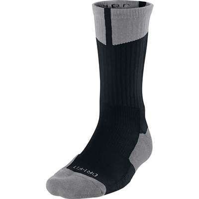 Air Jordan Dri-Fit Crew Socks - Black/Silver