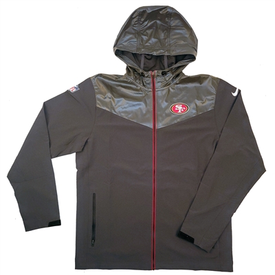 Nike San Francisco 49ers Water Repellent Full-Zip Hoodie Jacket