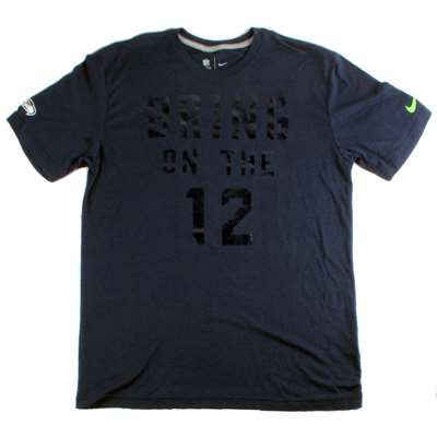 Nike Seattle Seahawks Tri-Blend T-Shirt - Bring on the 12