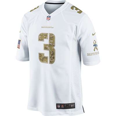 Nike Seattle Seahawks Russell Wilson Camo Salute to Service