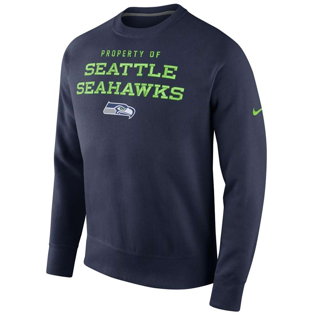 seahawks embroidered sweatshirt