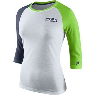 Nike Seattle Seahawks Long Sleeve Logo T-Shirt - Grey