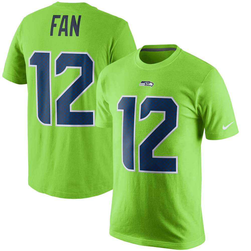 Seahawks color sales rush shirt