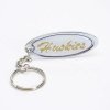 Washington  Metal Key Chain W/domed Insert - Huskies Script Wht Background