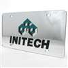 Initech Inlaid Acrylic License Plate - Silver