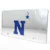 U.s. Navy Inlaid Acrylic License Plate - Silver