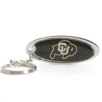 Colorado Buffaloes Metal Key Chain W/domed Insert