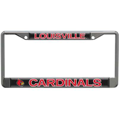 Louisville "cardinals" License Frame - Chrome