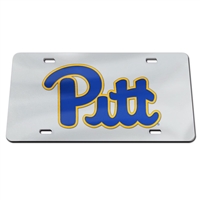 Pitt License Plate - Mirrored