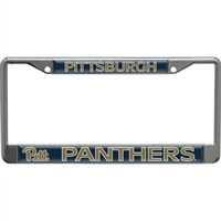 Pittsburgh Panthers License Frame - Chrome