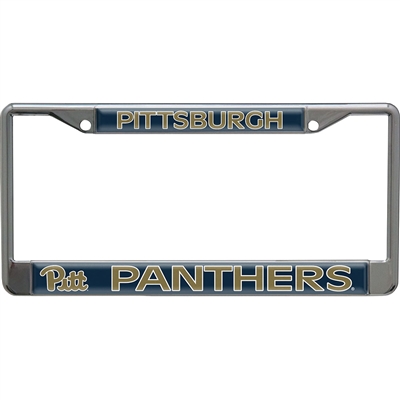 Pittsburgh Panthers License Frame - Chrome