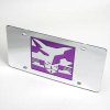 Nyu Logo License Plate - Silver / Mirrored