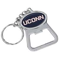 Connecticut Keychain Bottle Opener - Chrome