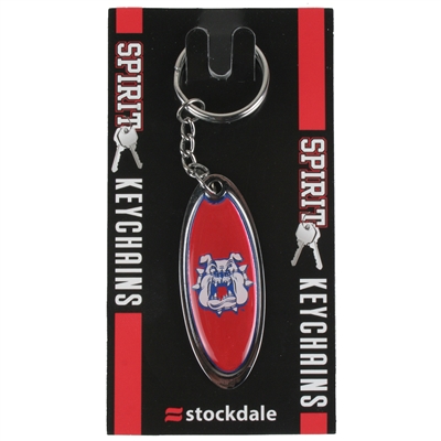 Fresno State Key Chain - Chrome