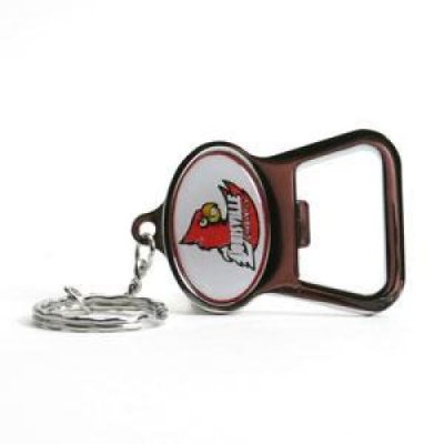 Louisville Key Chain Bottle Opener - Chrome