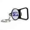 Northwestern Key Chain Bottle Opener - Chrome