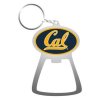 California Metal Key Chain And Bottle Opener W/domed Insert