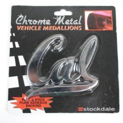 California Chrome Auto Emblem